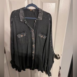 Free People One Scout Jacket - Blue